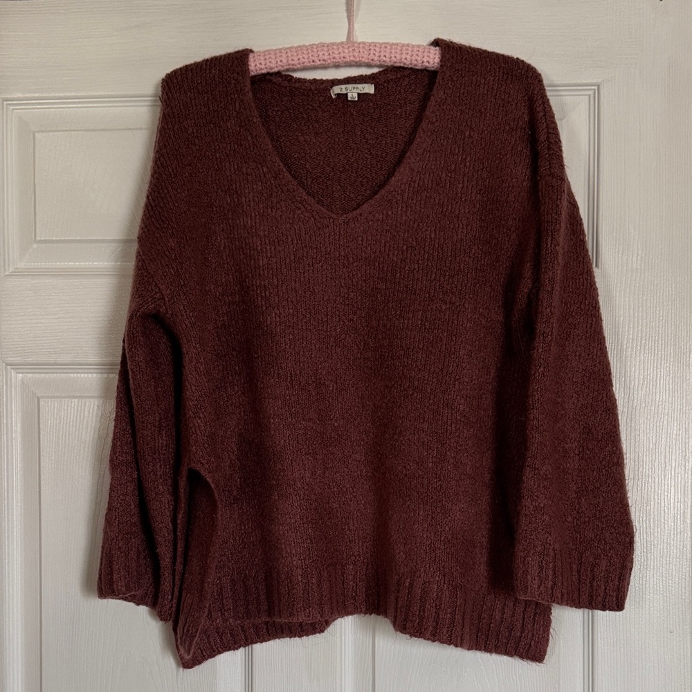 Z Supply Rose Knit Sweater Tunic